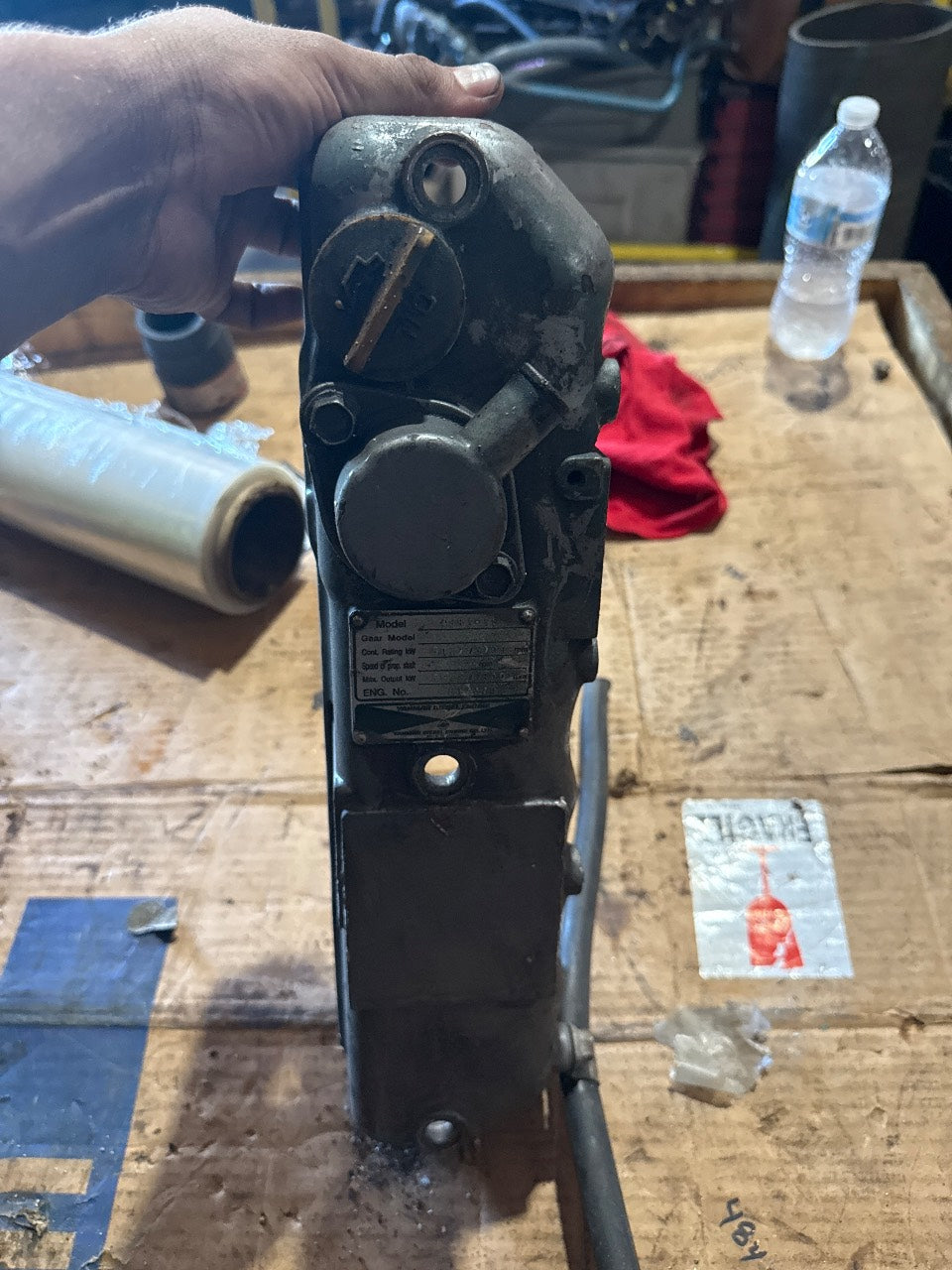 Yanmar 4JH2-TE Valve Cover / Bonnet Assy Head - Used
