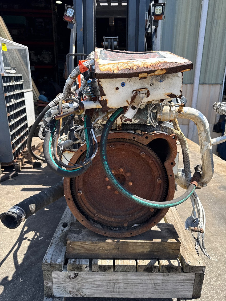 Caterpillar 3126 420 HP Marine Diesel Engine Arr. 122-0083 S/N 8NM04161 - Used
