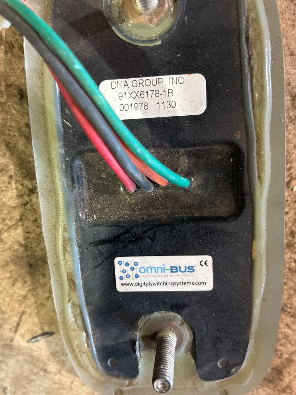 DNA Group 91XX6178-1B Omni-BUS Marine Push Button Keypad Switch Panel - Used