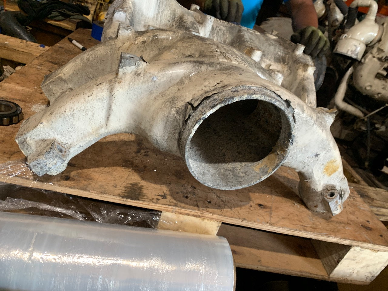 Detroit Diesel MTU 5350980307 Exhaust Manifold Housing - Used
