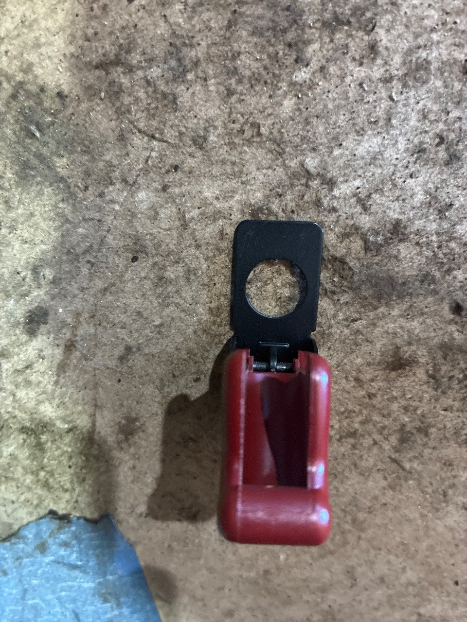 Safran 8497K1 MS25224-1 Red Spring-Loaded Toggle Switch Guard - Used