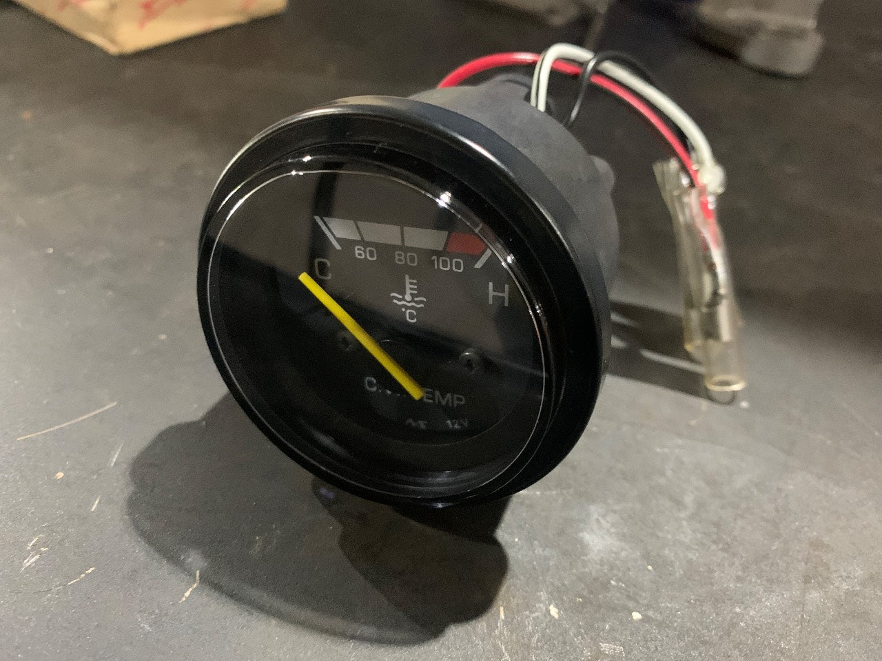 Yanmar 129574-91210 Cooling Water Temperature Meter 12V for Marine Diesel - New