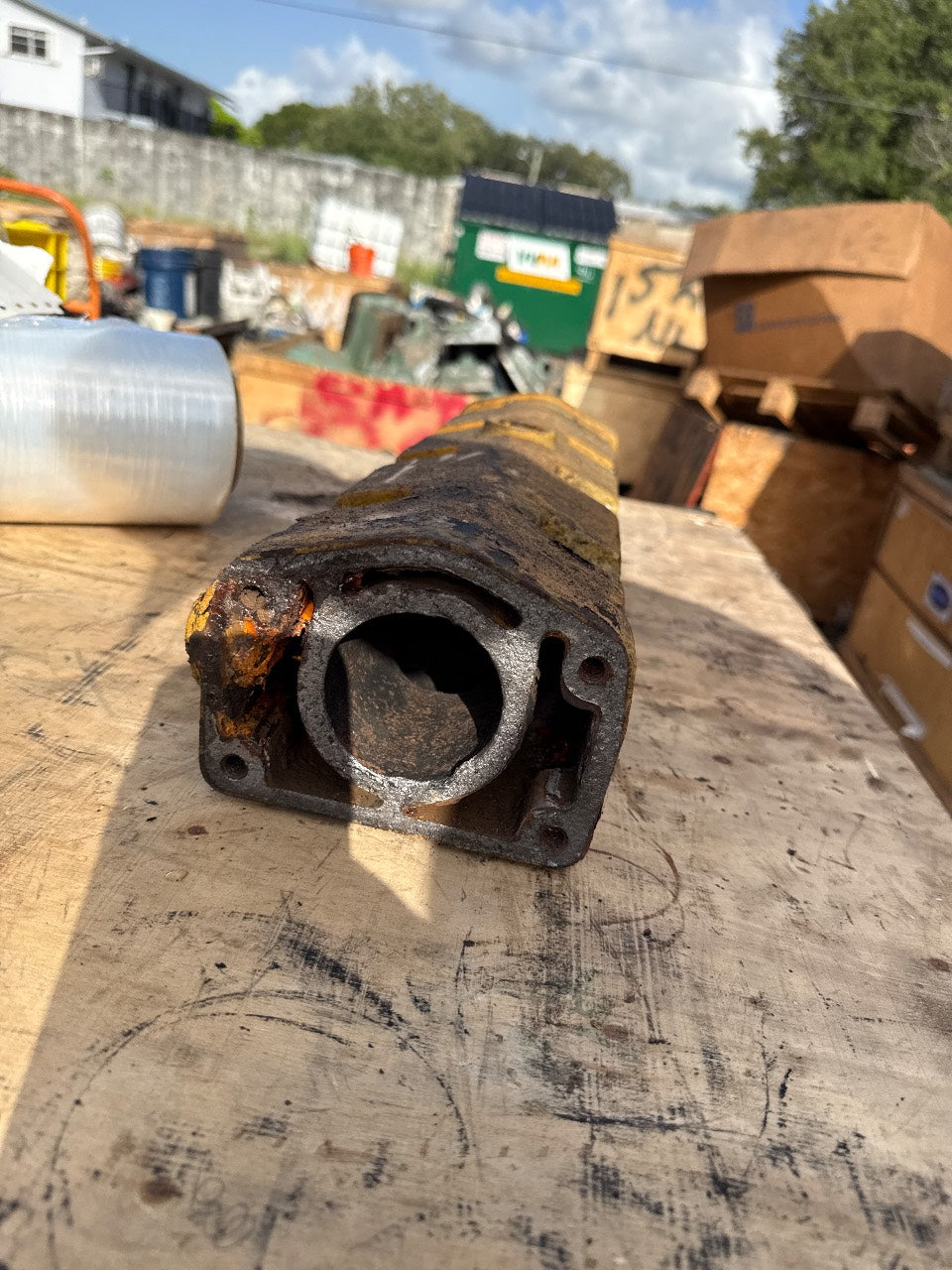 Caterpillar 1W6631 Exhaust Manifold Section for CAT 3208 - Used