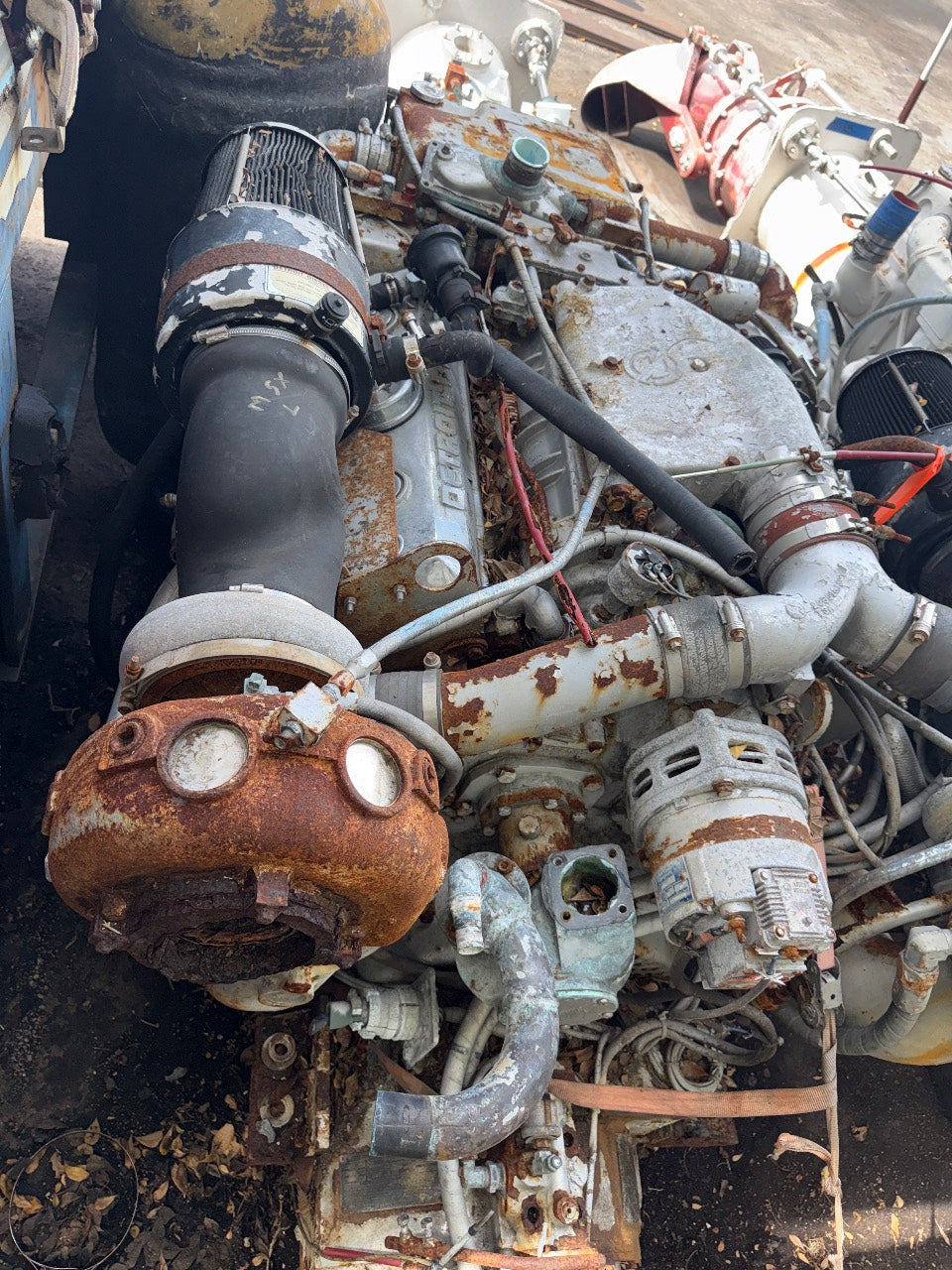 Detroit Diesel 8V92TA Twin Turbo Marine Diesel Engine with Transmission - Used Core