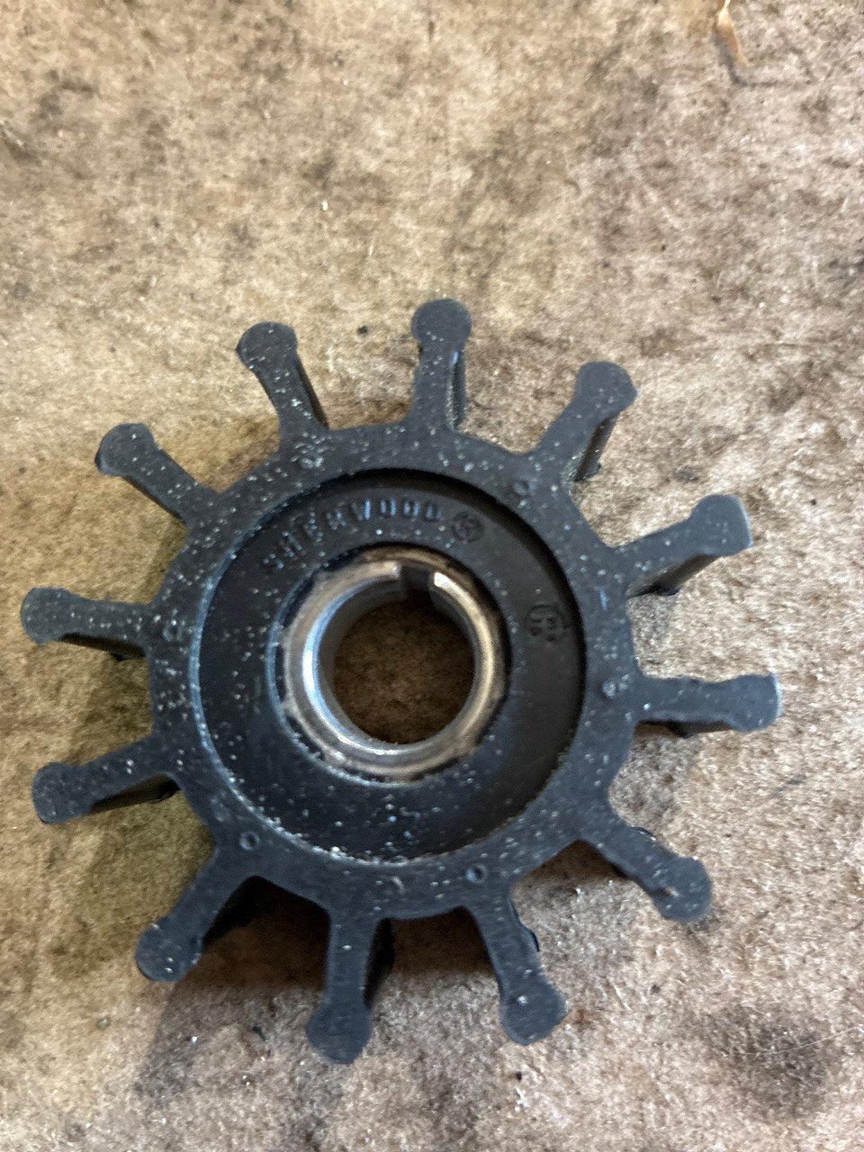 Sherwood 09959K 12-Blade Neoprene Raw Water Pump Impeller - Used