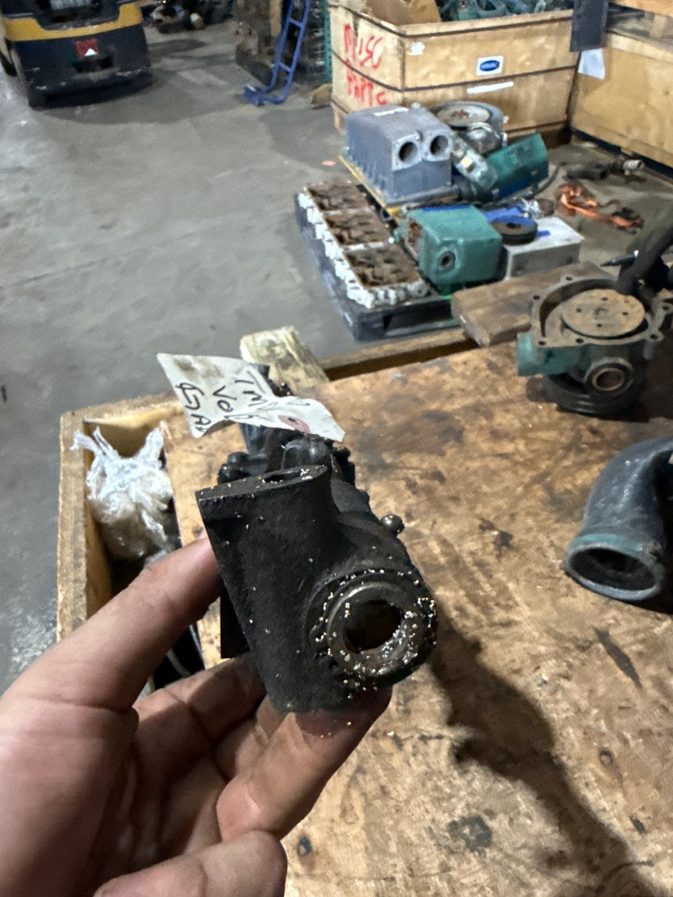 Volvo Penta TMD40 Rocker Arm Shaft Assembly with Rockers - Used Take-Off