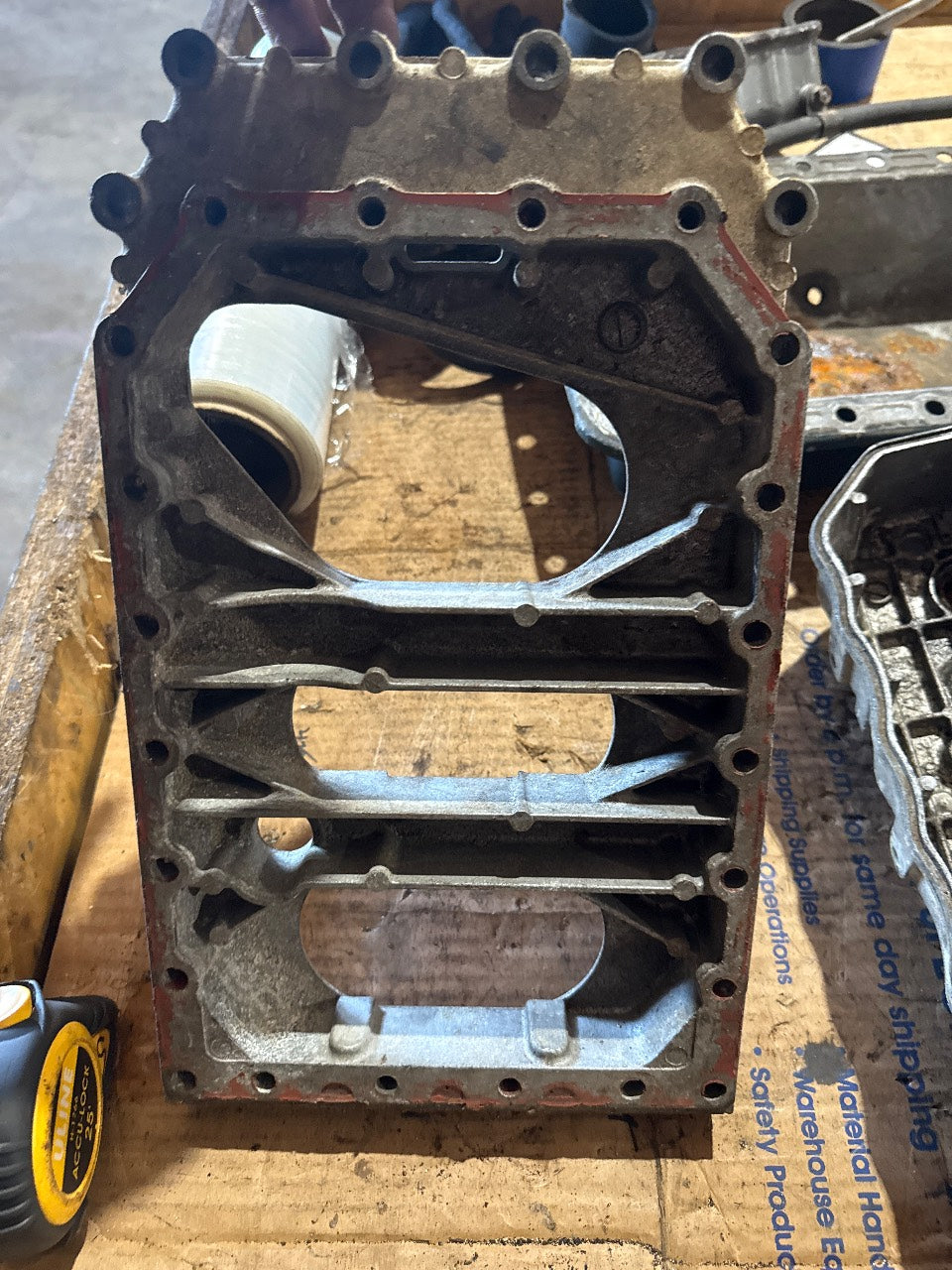 Yanmar 3-Cylinder Oil Pan Spacer / Intermediate Housing for 3TN75 3TNV82 - Used