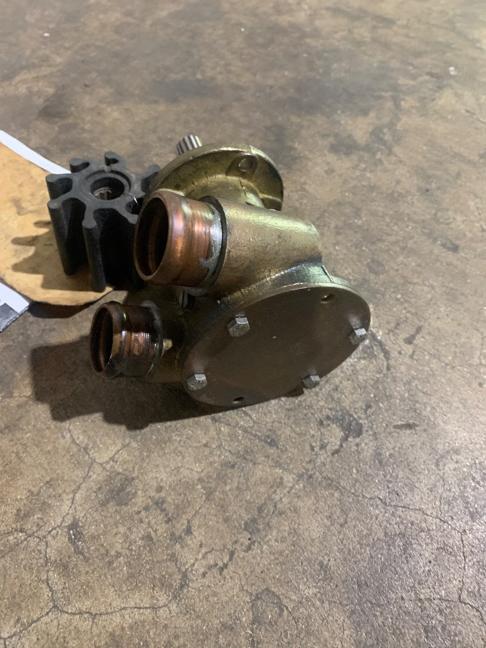 Johnson Pump F7B-9 Bronze Raw Water Impeller Pump - Used