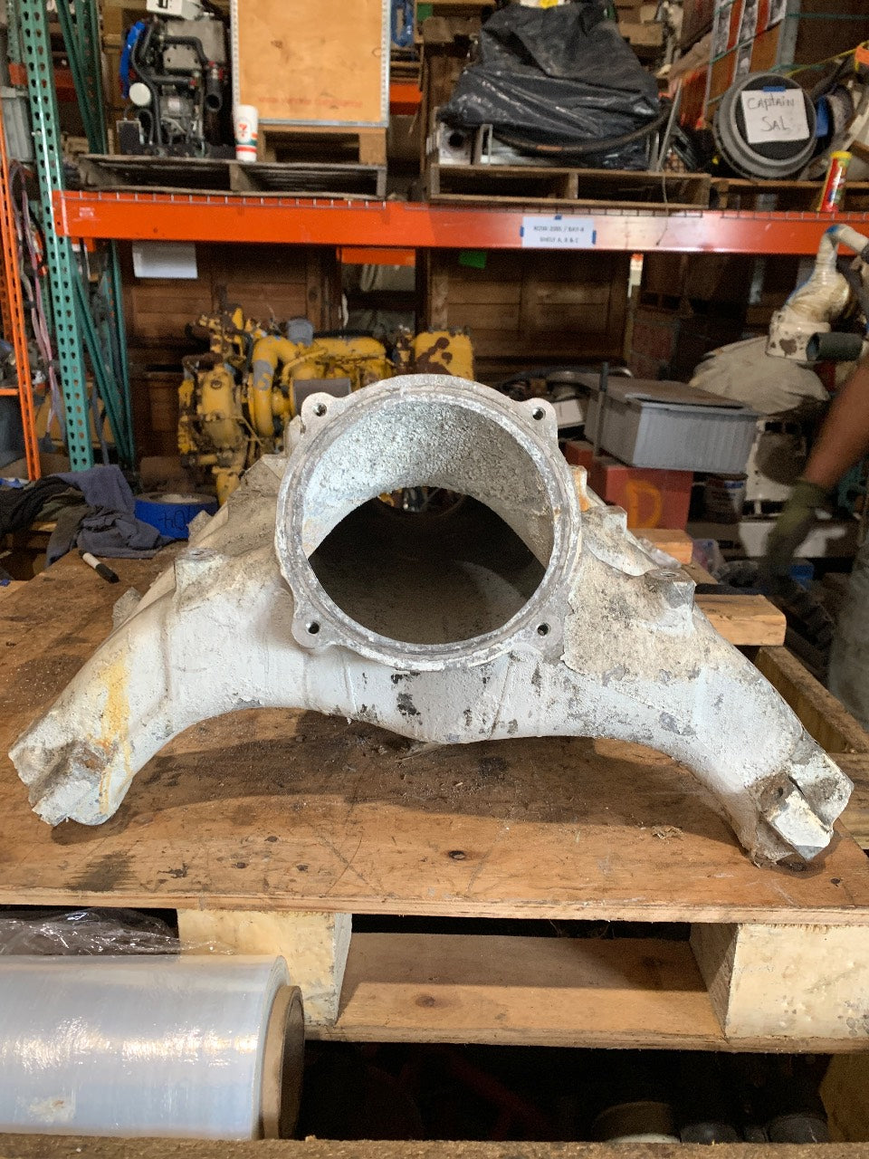 MTU 5360 900 08 37 Air Intake Manifold for Detroit Diesel / MTU Series 2000 V8 - Used
