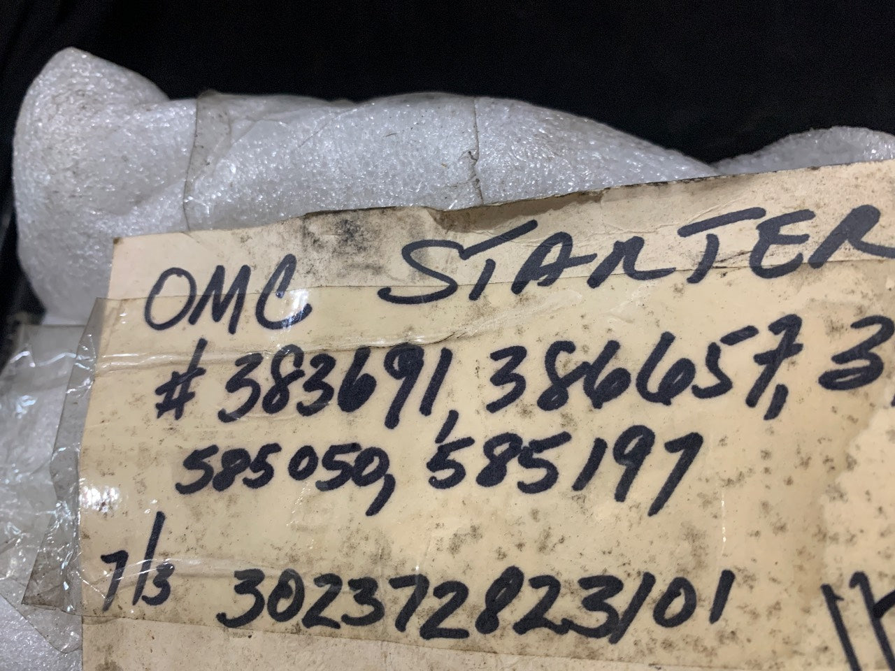 OMC Johnson/Evinrude 389954 Outboard Starter - Used