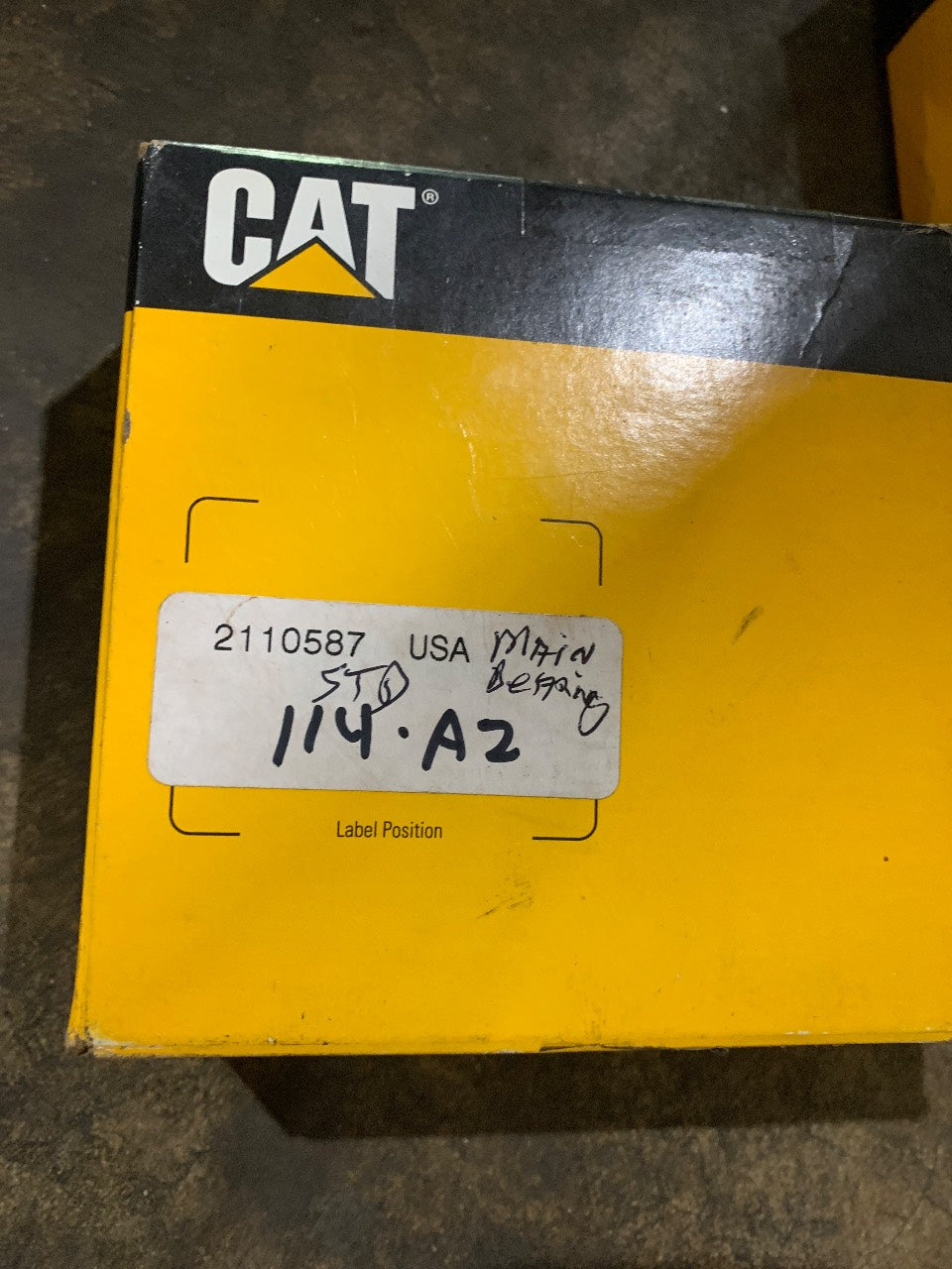 Caterpillar 2110587 Main Bearing STD - New