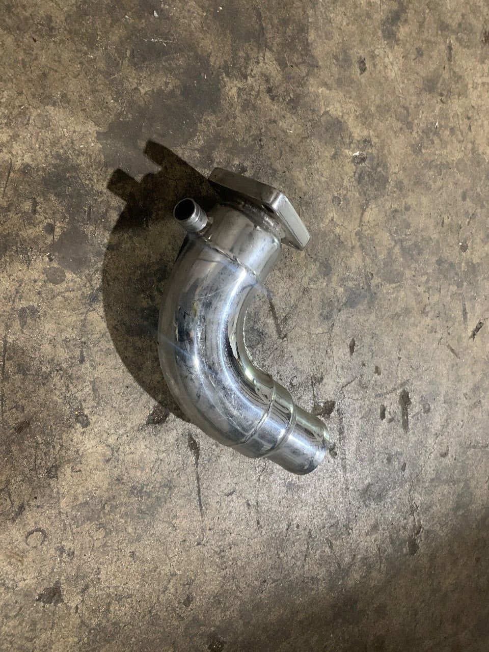 DeAngelo Marine Exhaust Stainless Turbo Riser Elbow with Water Injection - Used