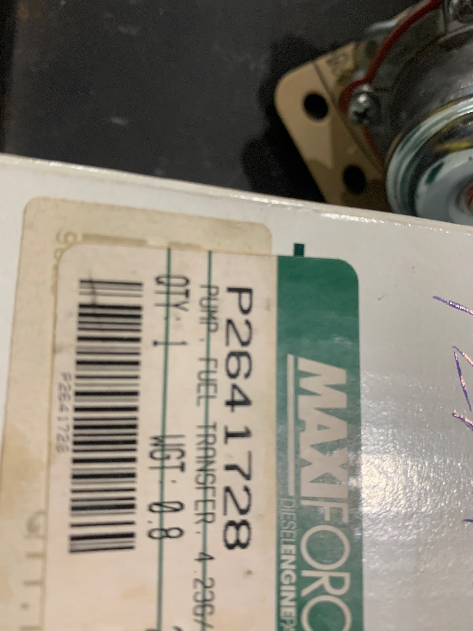 Maxiforce P2641728 Fuel Transfer Lift Pump for Perkins 4.236 / 4.248 - New