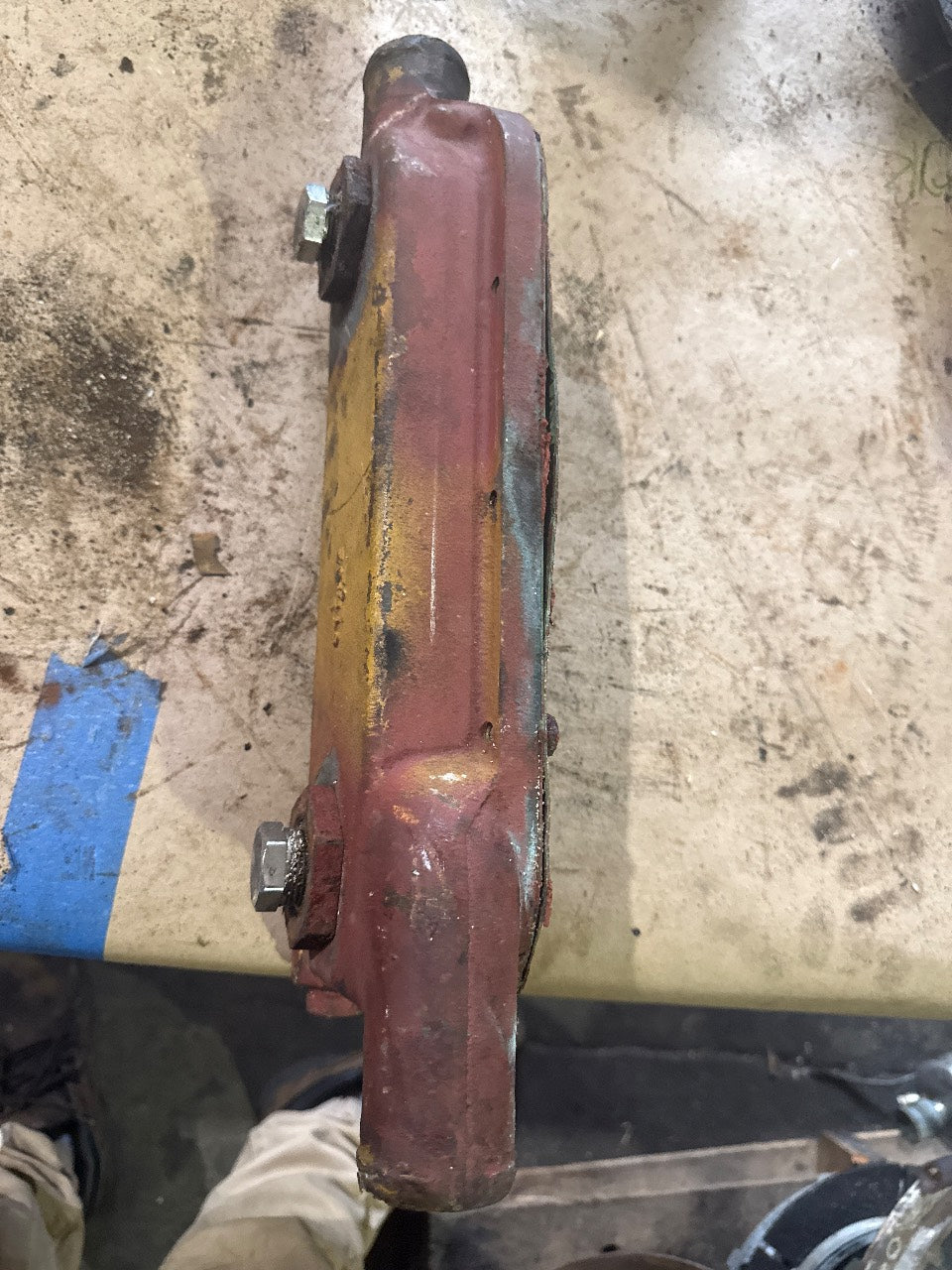 Caterpillar 9Y1462 Marine Engine Oil Cooler Housing with Core for CAT 3208 - Used