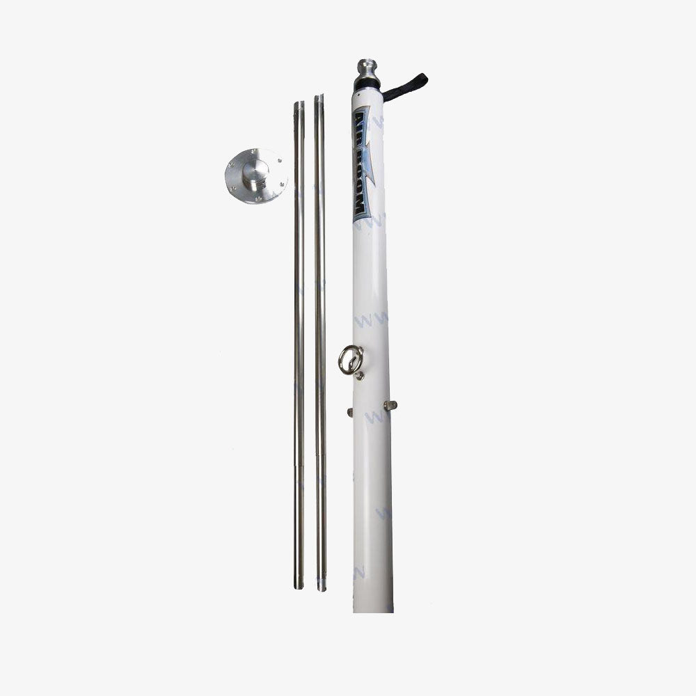 Stainless Steel Wakeboard Boat Pylon - Adjustable High Tow Point for Wakeboarding & Tricks