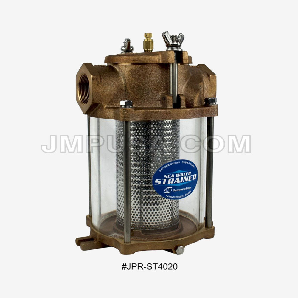 JPR-ST4020 JMP Marine Seawater Strainer – 1.5" NPT Bronze Marine Strainer