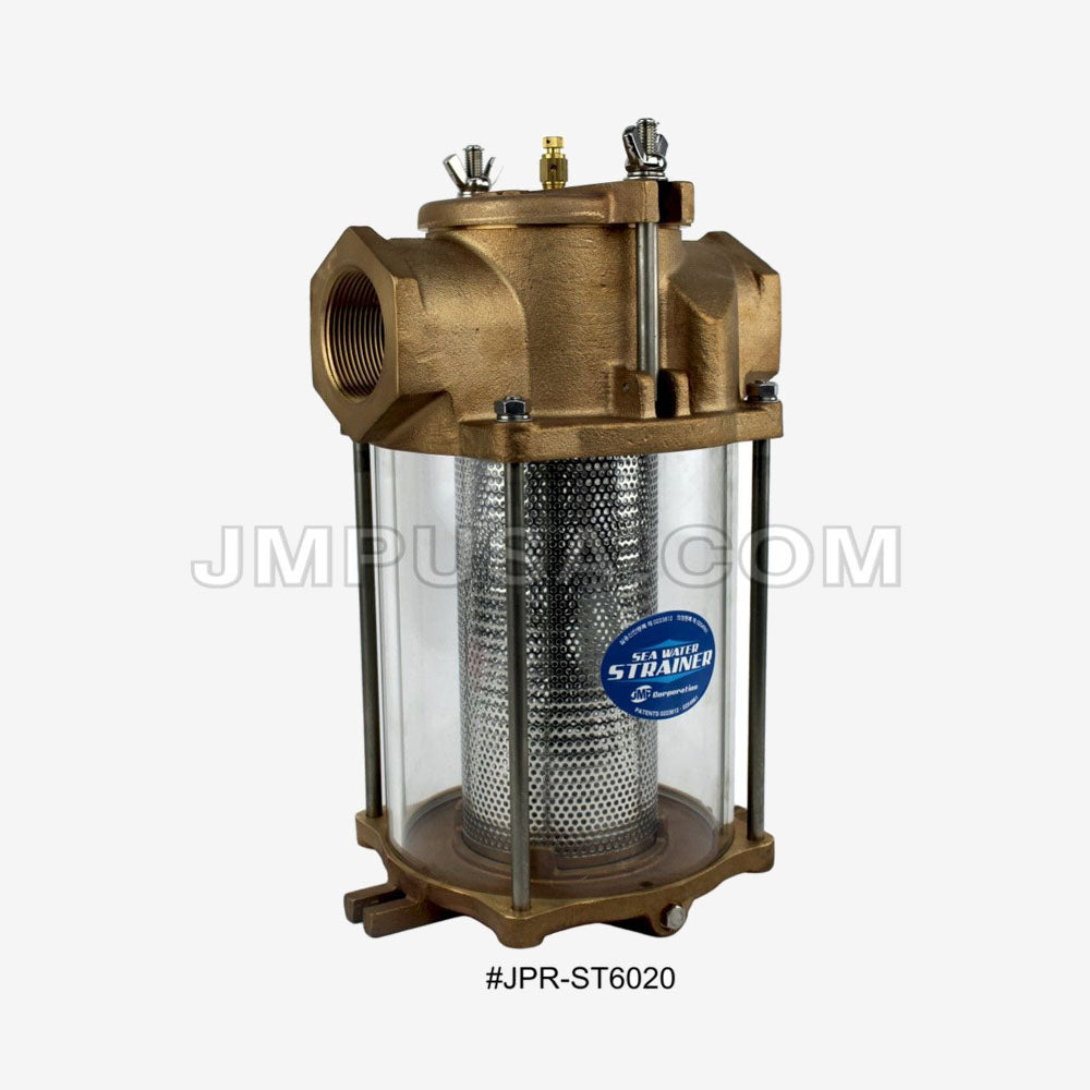 JPR-ST6020 JMP Marine Seawater Strainer ST Series 2.5" NPT Bronze