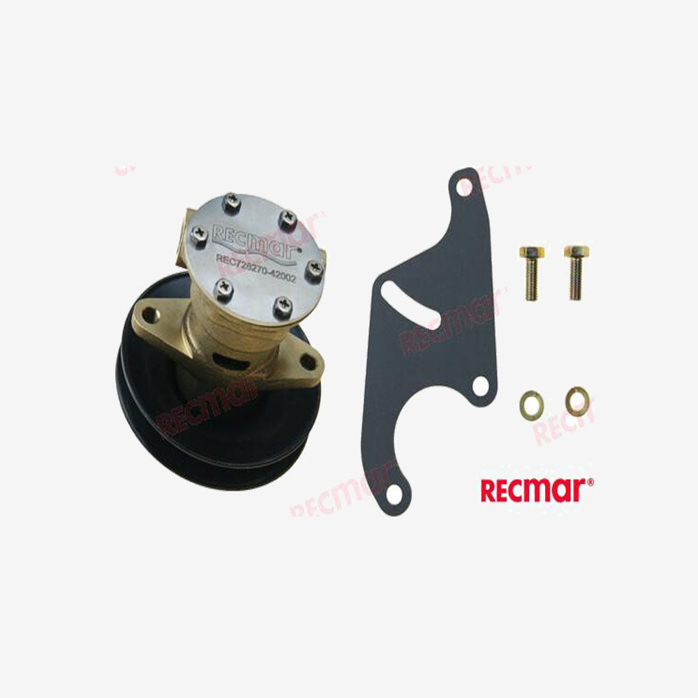 Yanmar 2GM 3GM Water Pump REC728270-42002 by RECMAR – OEM Replacement