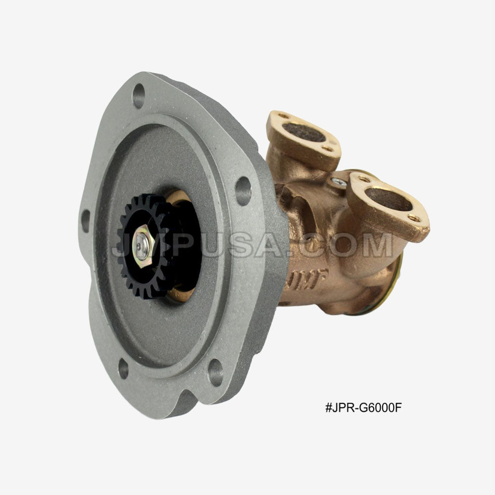 JPR-G6000F JMP Marine Detroit Diesel Raw Water Pump with Drive Gear & Adapter