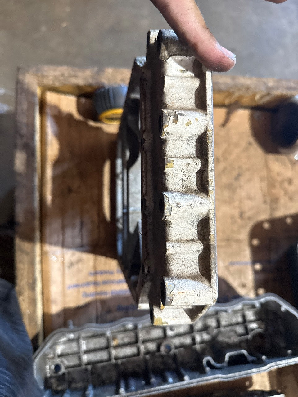 Yanmar 3-Cylinder Oil Pan Spacer / Intermediate Housing for 3TN75 3TNV82 - Used