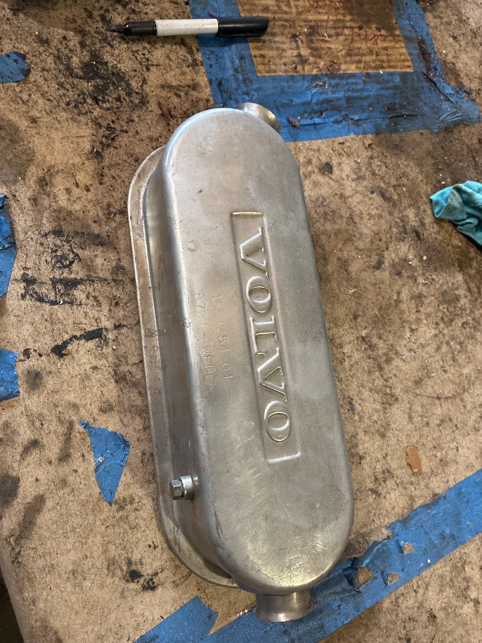Volvo Penta Oil Cooler for TAMD63 / TAMD72 / TAMD73 Marine Diesel - Used