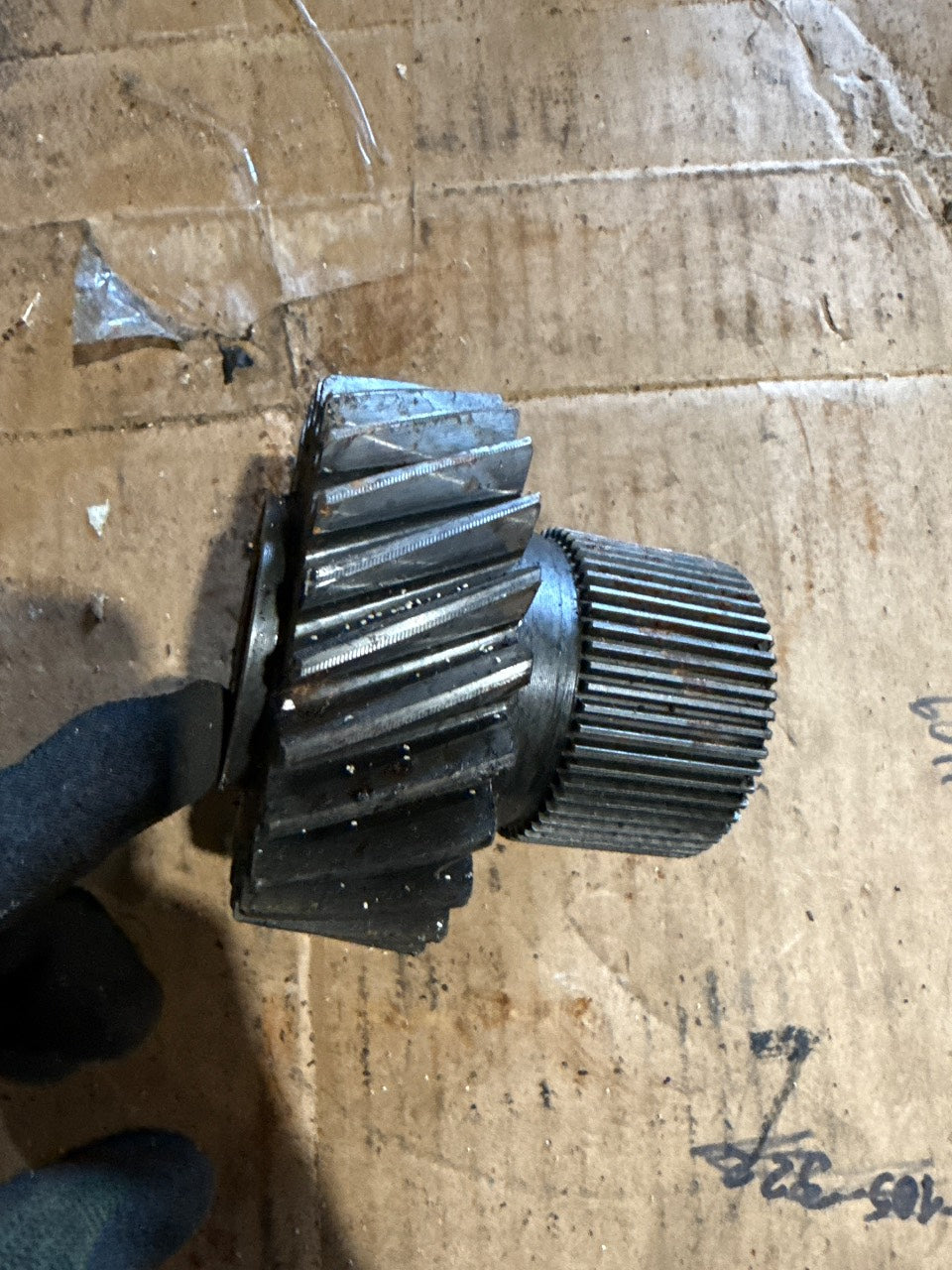 Twin Disc PX Series Helical Cluster Gear Marine Transmission Pinion - Used