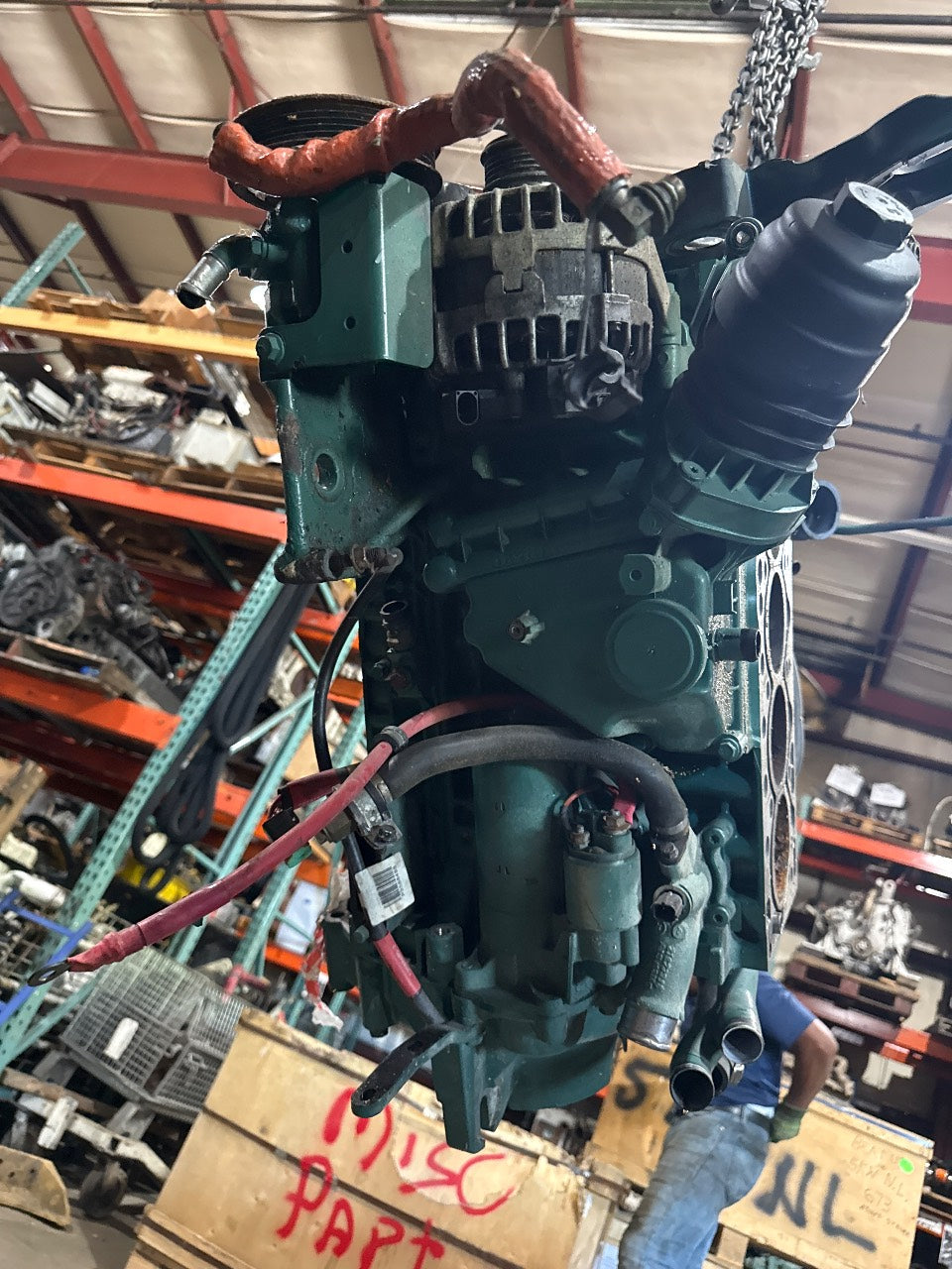 Volvo Penta D4 Marine Diesel Short Block - Used Core