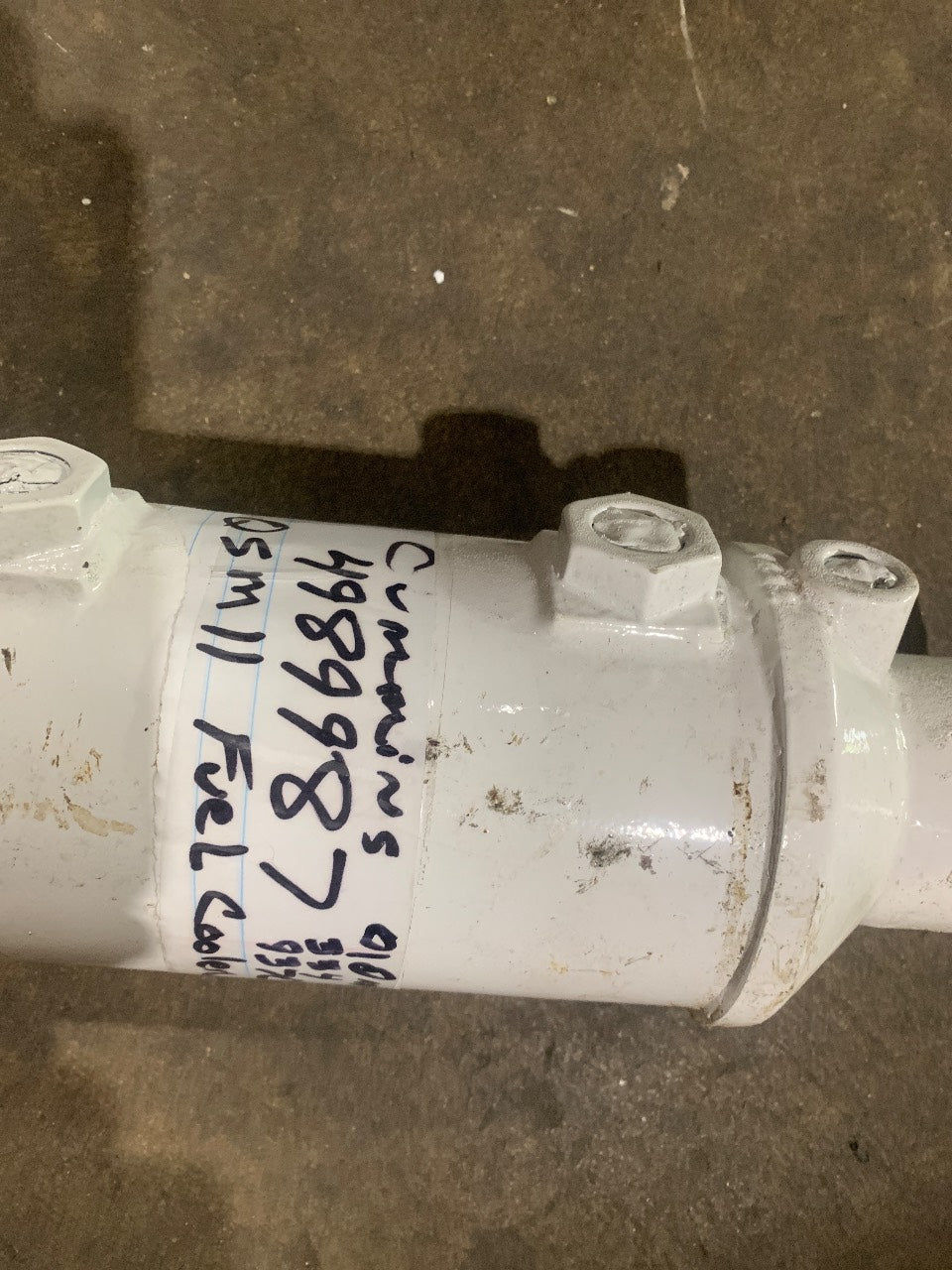 Cummins 4989987 Fuel Cooler for QSM11 Marine Engine - Used