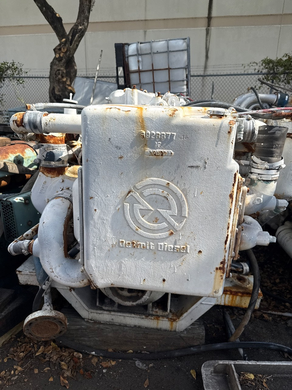 Detroit Diesel 8.2L V8 Marine Diesel Engine - Used Take-Out Core