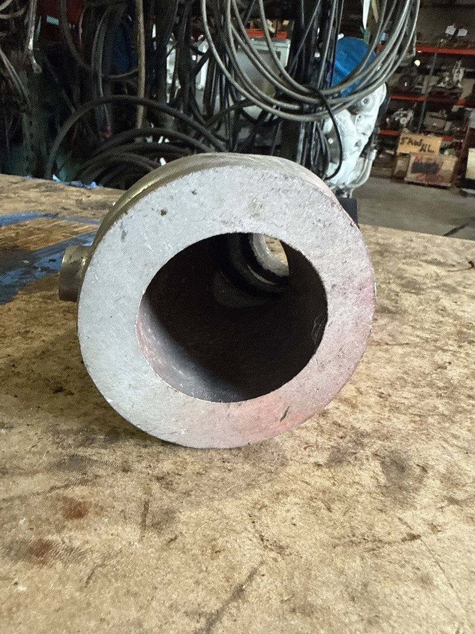 Marine Wet Exhaust Mixing Elbow / Riser - Cast Aluminum - Used