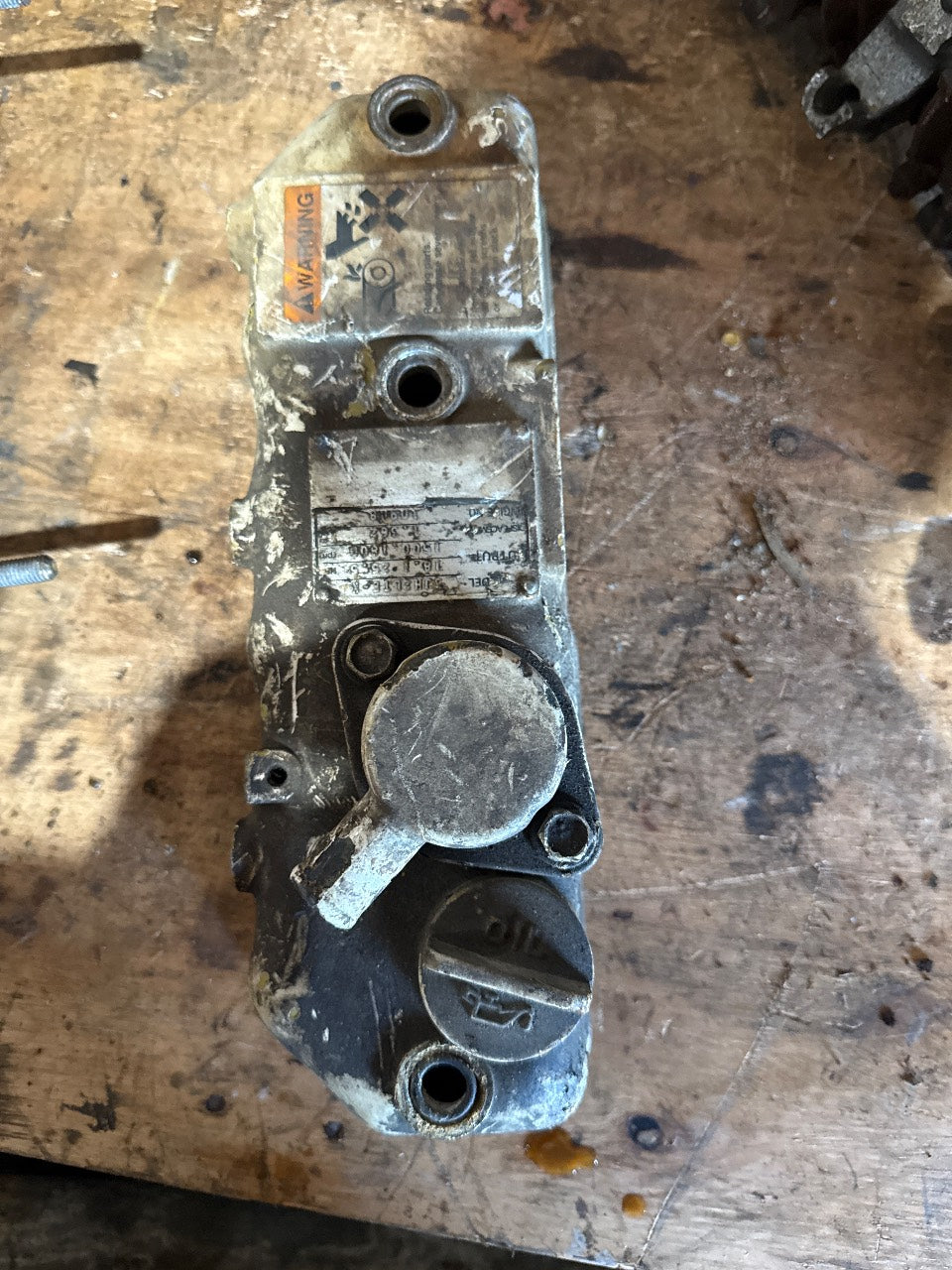 Yanmar 3JH2TE-A Valve Cover / Rocker Cover for 3JH Marine Diesel - Used