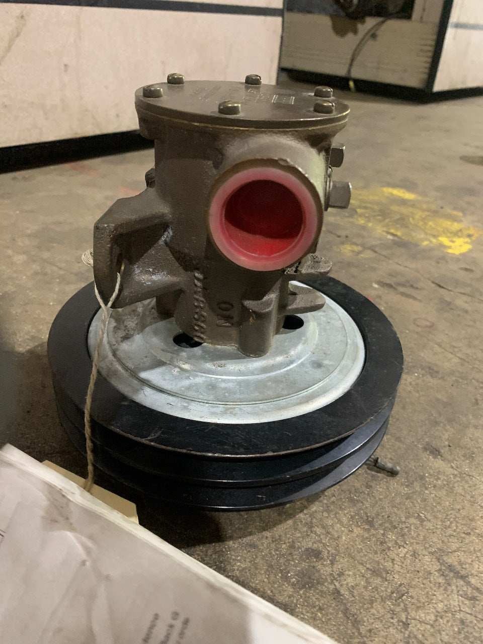 Jabsco 11860-0005 Electromagnetic Clutch Pump 12V Flexible Impeller Bronze Marine Pump - Used