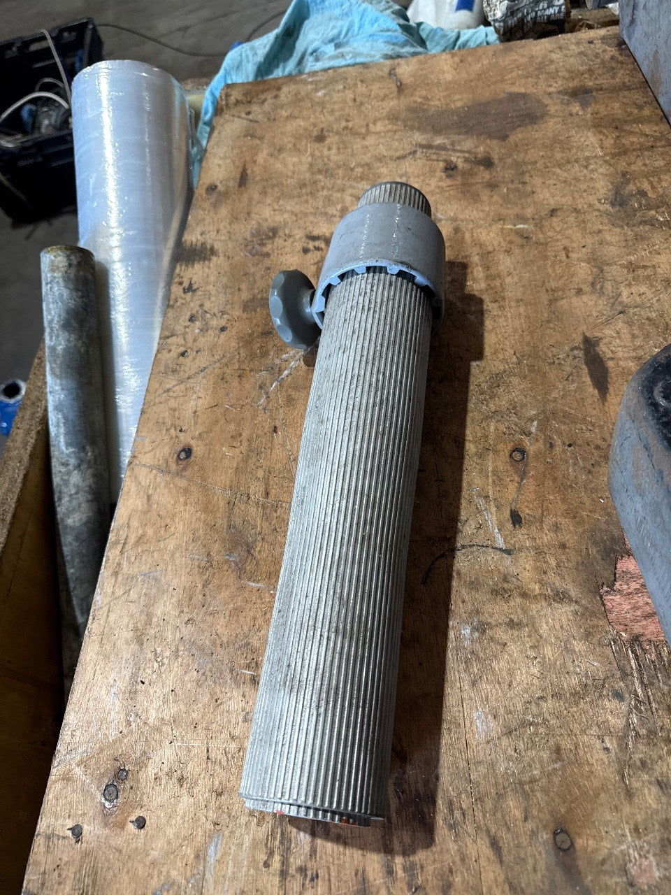 Marine Heat Exchanger Tube Bundle Core Insert with Zinc Anode Port - Used