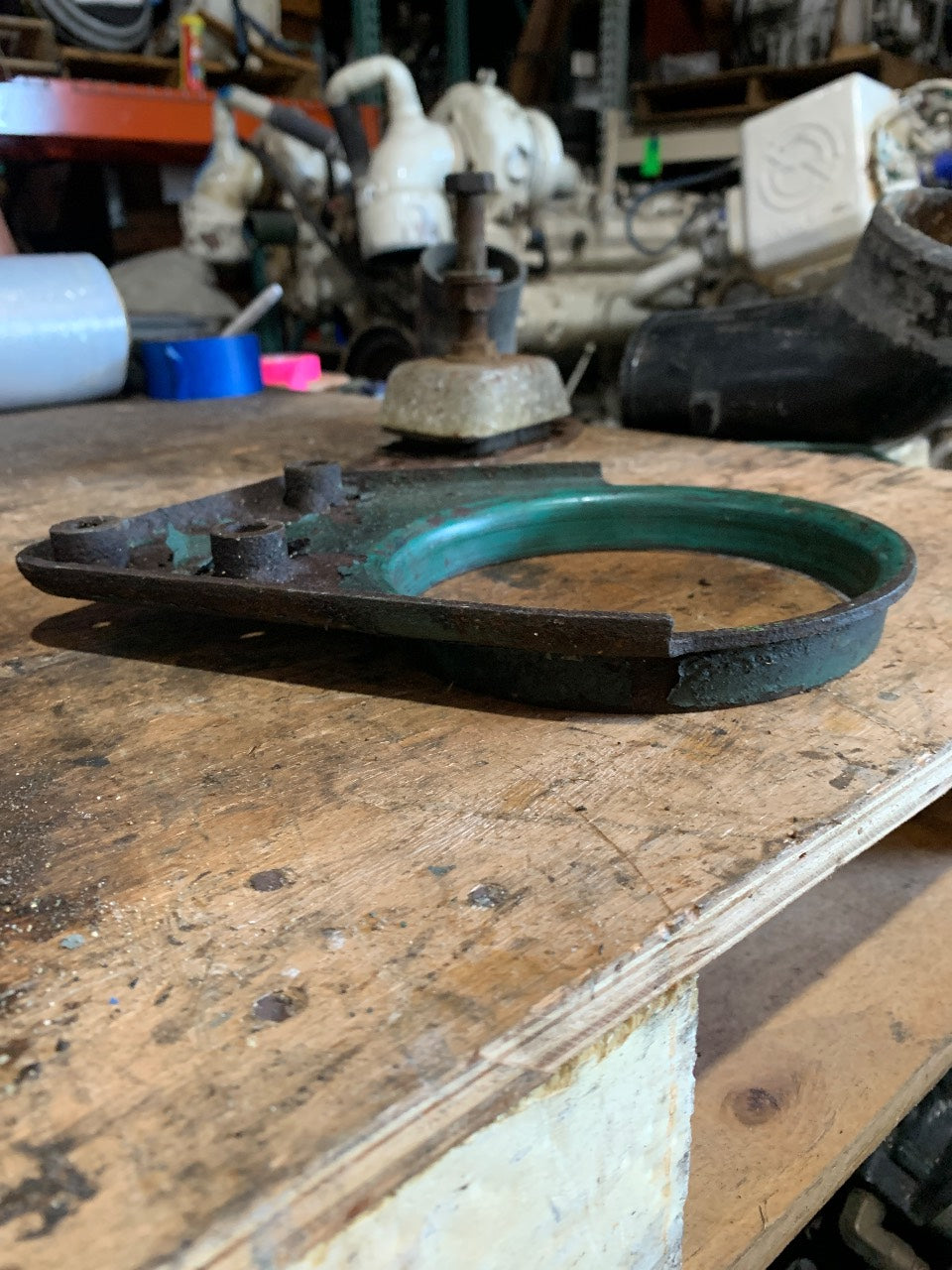 Volvo Penta 838728 Heat Exchanger End Bracket for TAMD31/TAMD41/AD41/KAD Series - Used