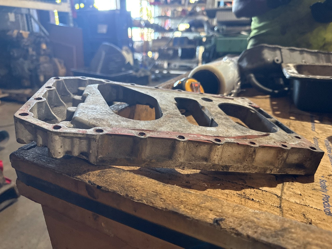 Yanmar 3-Cylinder Oil Pan Spacer / Intermediate Housing for 3TN75 3TNV82 - Used