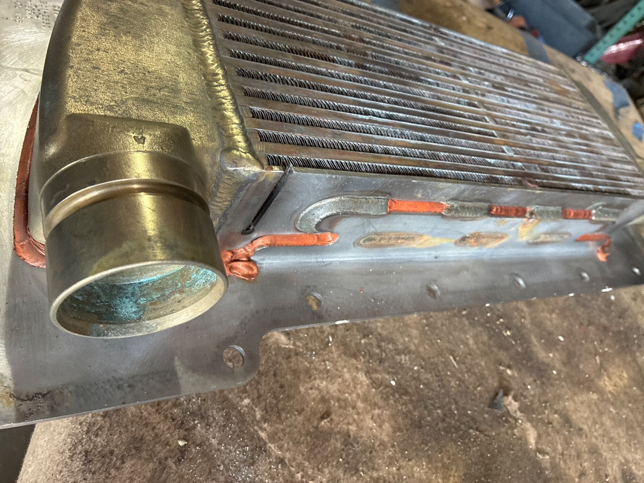 Caterpillar 241-2850 Aftercooler Core for C-9 Marine Engine - Used