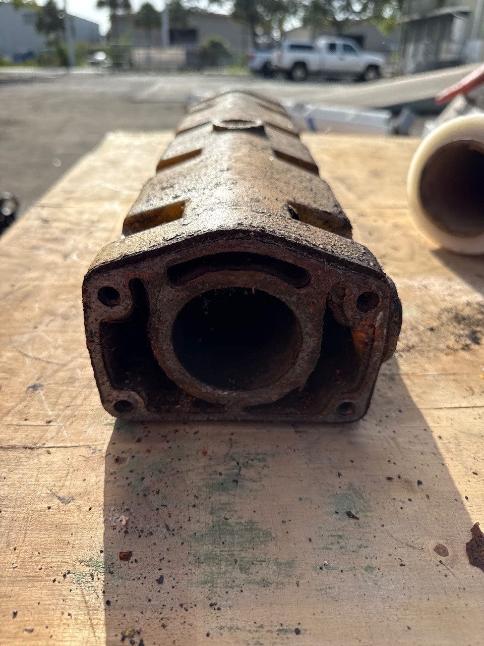 Caterpillar 1W6631 Exhaust Manifold Section for CAT 3208 - Used