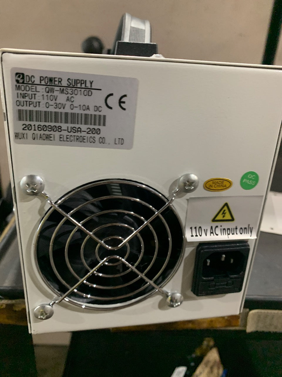 Wuxi Qiaowei QW-MS3010D 0-30V 0-10A Adjustable DC Power Supply - New