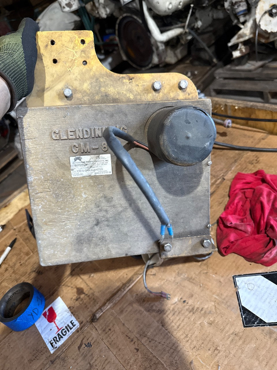 Glendinning CM-8 Cablemaster 24/32VDC Shore Power Cord Reel - Used