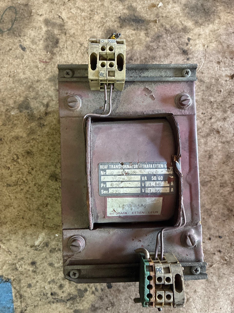 BV Trafa Etten-Leur REAF 350VA Isolation Transformer 208V/220V - Used