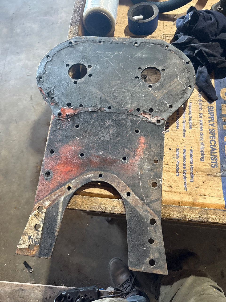 Detroit Diesel 6-71 Front Engine Timing Cover Plate - Used