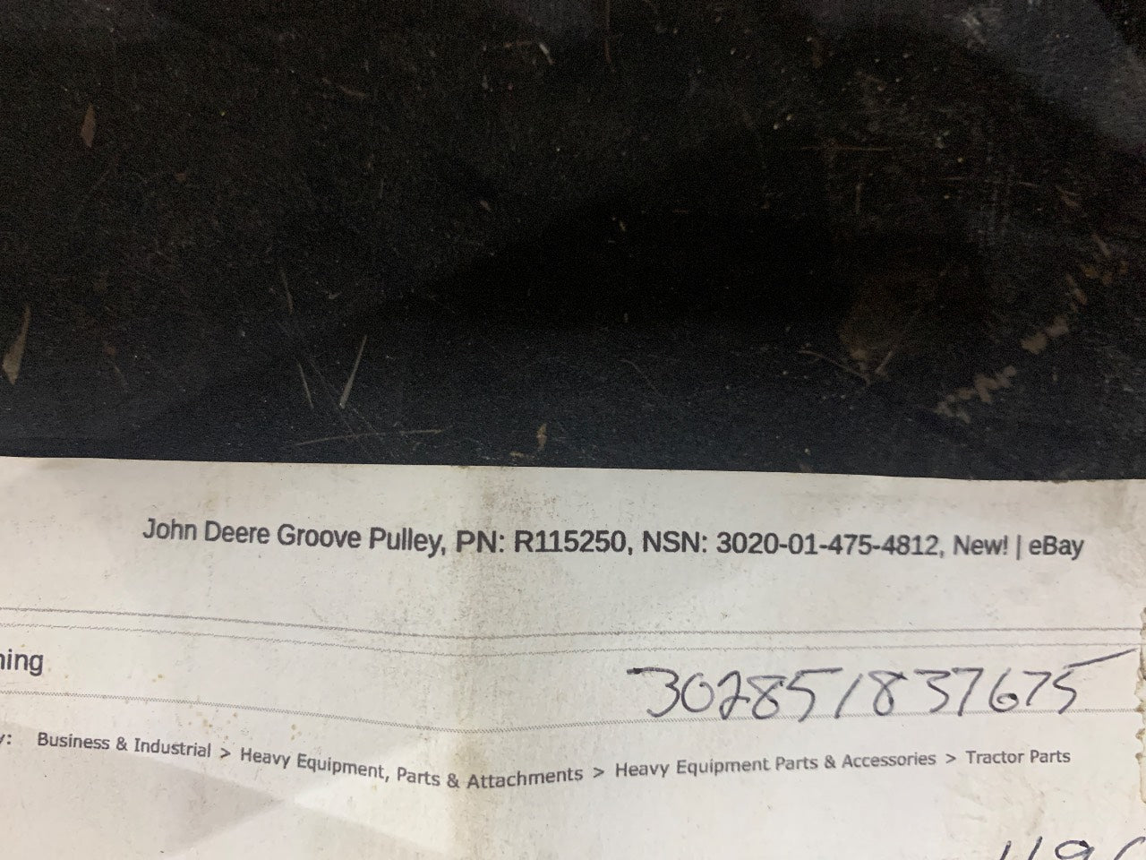 John Deere R115250 6-Groove Serpentine Pulley - New