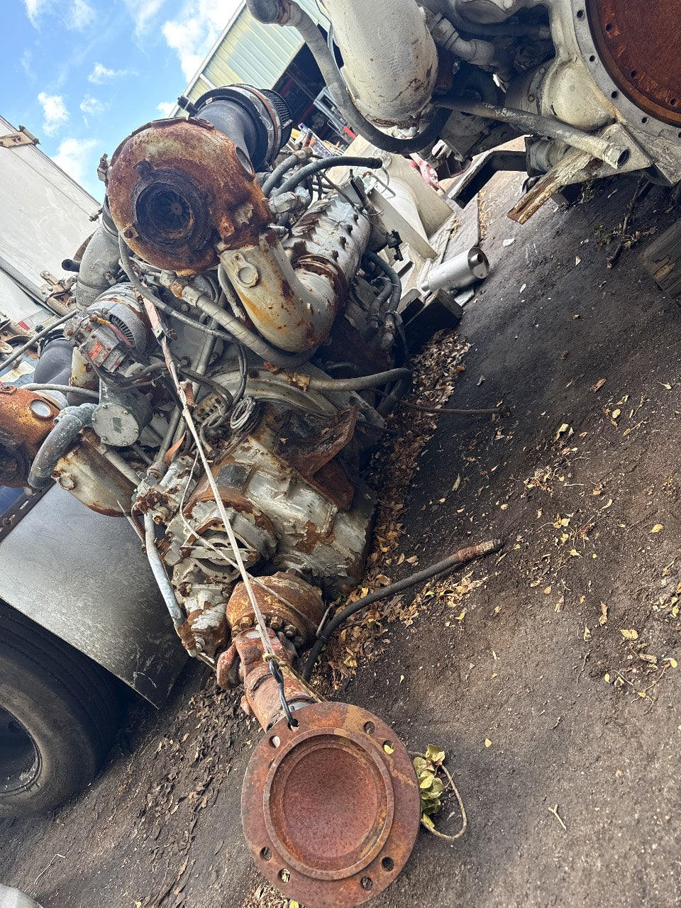Detroit Diesel 8V92TA Twin Turbo Marine Diesel Engine with Transmission - Used Core