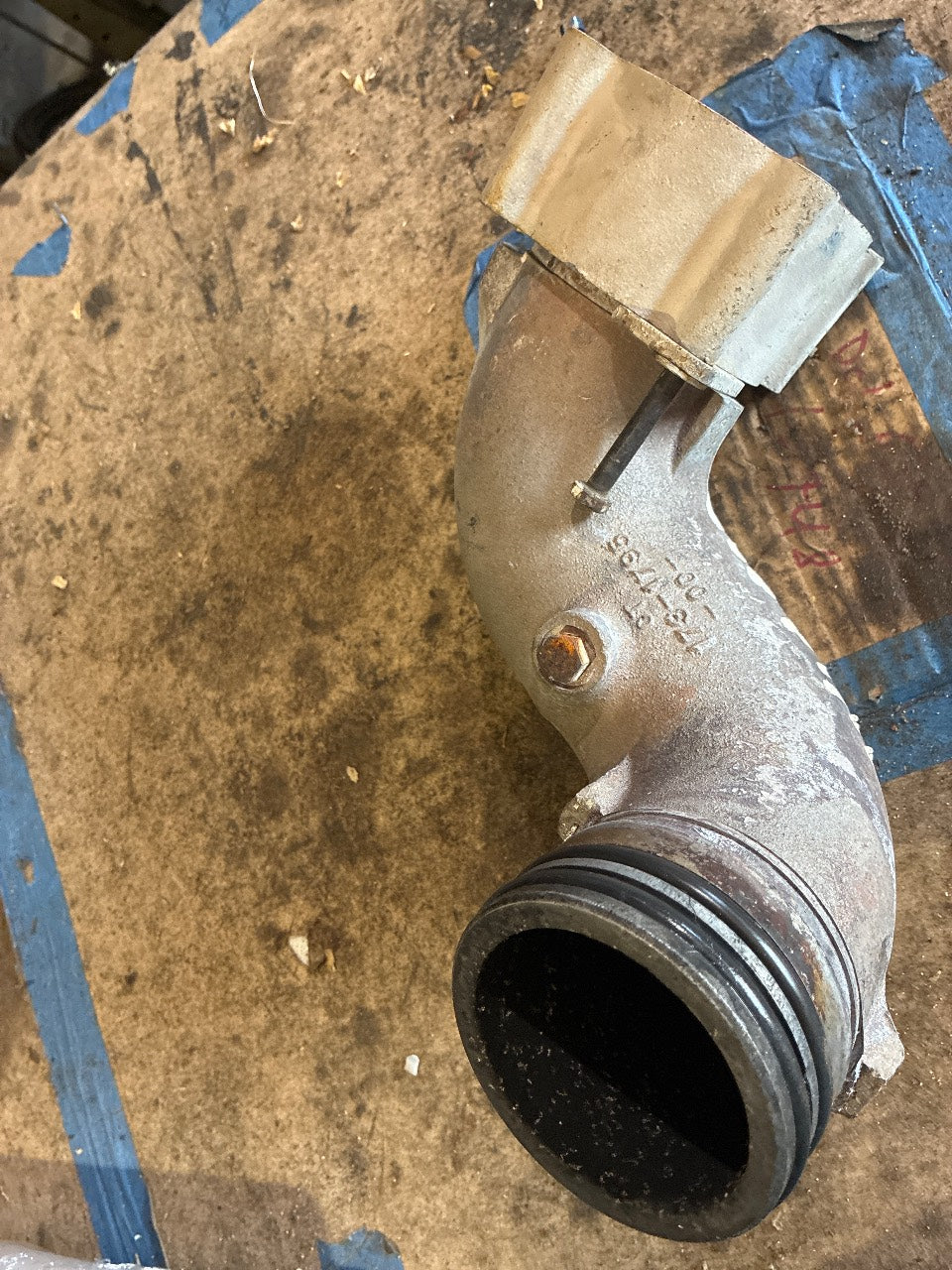 Caterpillar 179-1795 Turbo Air Transfer Elbow / Charge Air Connection - Used