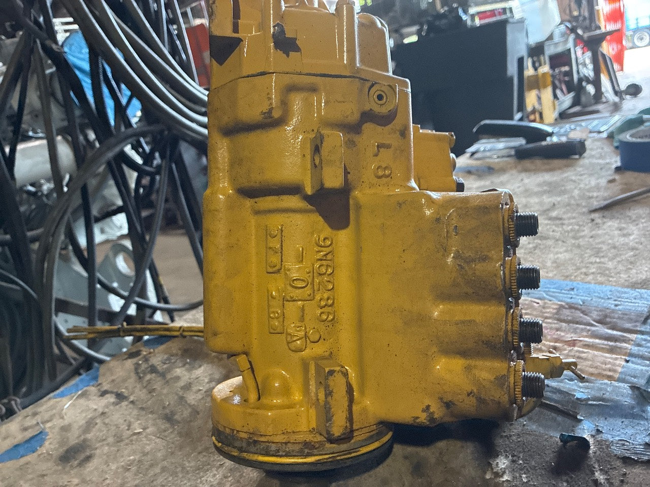 Caterpillar 9N6236 Fuel Injection Pump Housing & Governor Assembly - Used
