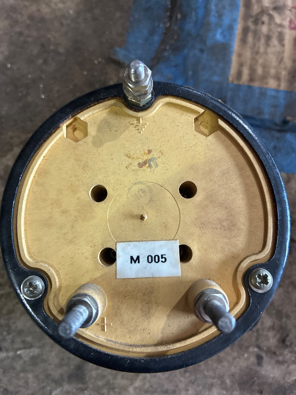 Crompton 077-08A AC Ammeter 0-250 Amps Analog Switchboard Panel Meter - Used