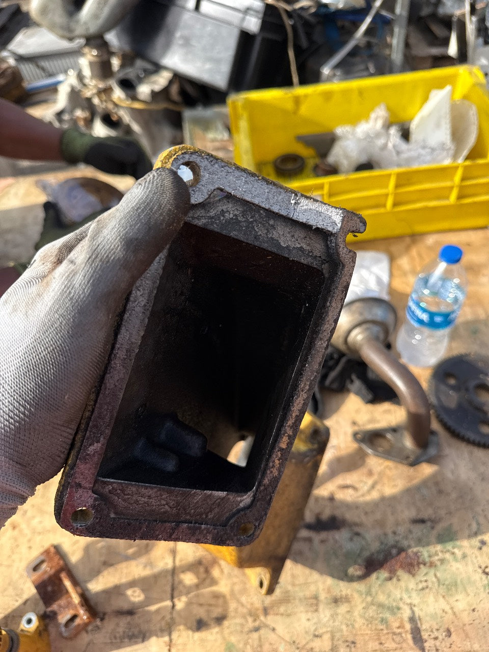 Caterpillar 8N1298 Cast Iron Support Bracket / Adapter Housing - Used