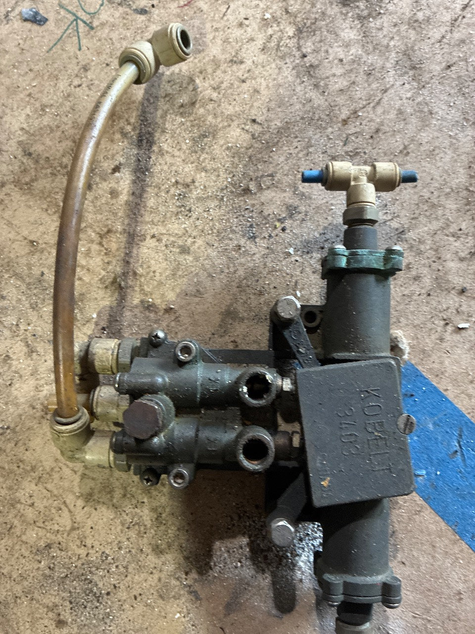 Kobelt 3403 Marine Pneumatic Clutch / Throttle Control Valve Assembly - Used