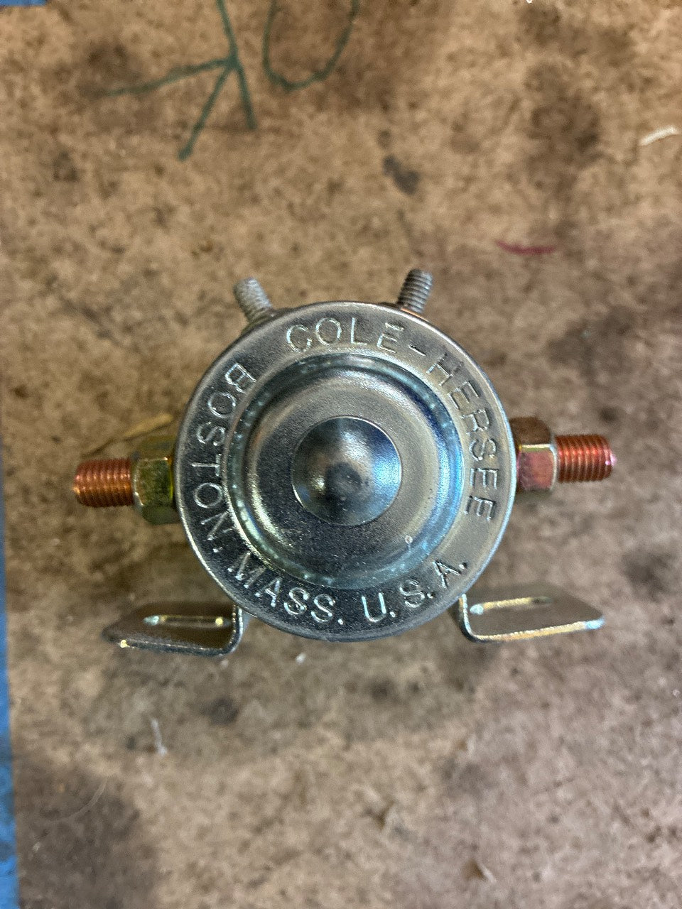 Cole Hersee 24059 12V Continuous Duty Solenoid - SPST Insulated - New