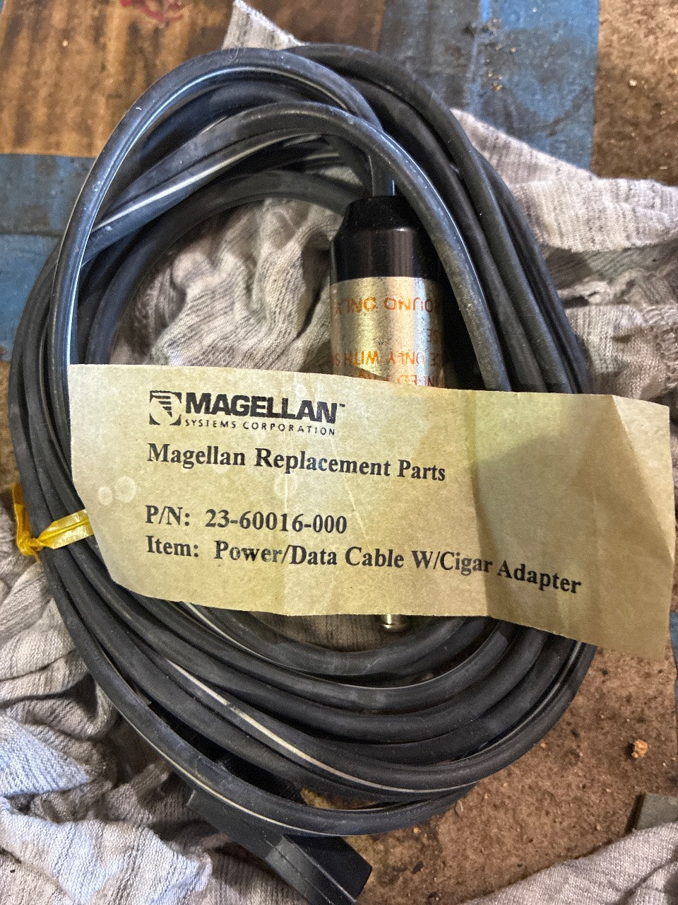 Magellan 23-60016-000 Power/Data Cable with Cigar Adapter for Magellan GPS - Used
